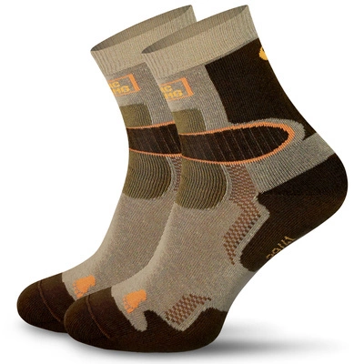 Sesto Senso Nordic Walking Socken – Sportliche Baumwollsocken mit Dämpfung, 3/4 Länge, Ideal für Trekking, Unisex – Moderne Farben, Komfortabel und Stabil, Modell NW 03