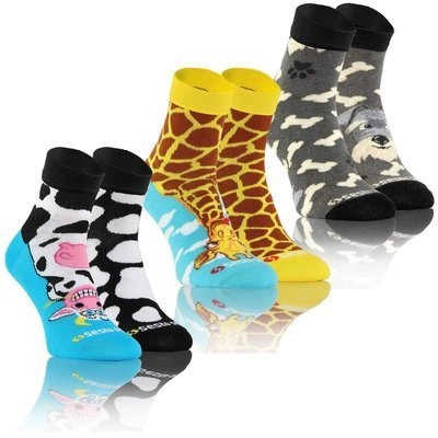 Sesto Senso Herren Socken – Baumwolle Ufo Muster, Hohe Qualität, Nicht Einengend, Flache Nähte, Geschenkverpackung, 3er Pack, Hergestellt in Polen, Bunt