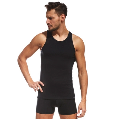 Trägerloses T-shirt Authentic 205 schwarz Cornette