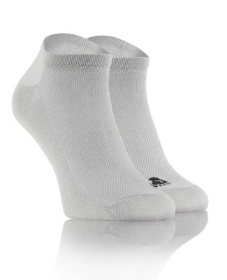 Sesto Senso Skarpetki Sneakers – Atmungsaktive Sportsocken aus 80% Baumwolle, Anatomic Fit, Air Control System, Unisex, Farbe: Popiel, Ideal für Sport und Freizeit, Komfort und Langlebigkeit