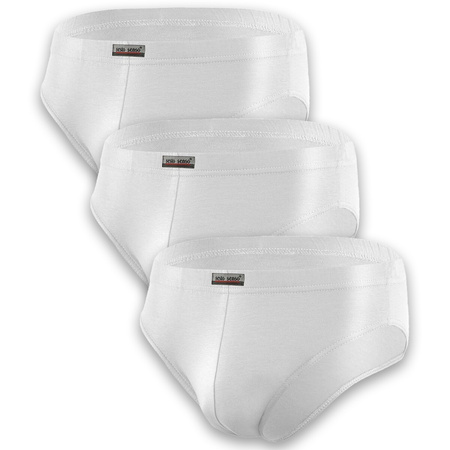 Sesto Senso Herren Slips 3er Pack – Antiallergische Baumwollunterwäsche, Sportlicher Schnitt, Komfort, Schwarz, Für Aktive Männer