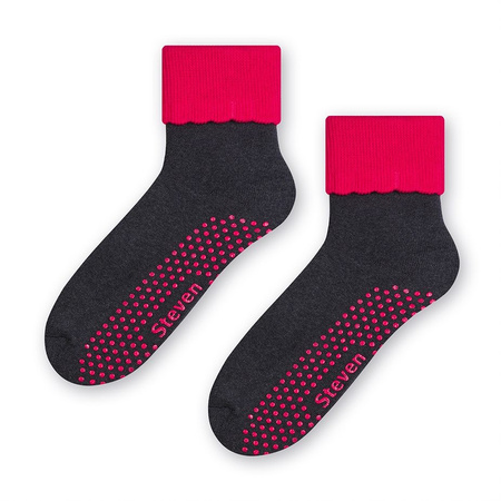 Frotteesocken Serie Antirutsch Grau