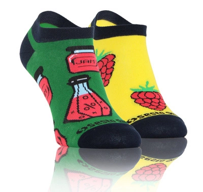 Sesto Senso Damen Skarpetki Finest Cotton Stopki – Bequeme Baumwollsocken, Atmungsaktiv, Nicht einengend, Verschiedene Designs, Ideal für Alltag und Sport, Mehrfarbig, Größe 36-41