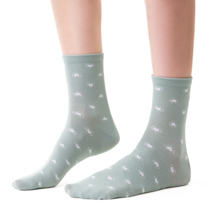 Socken Serie Gemustert Grau