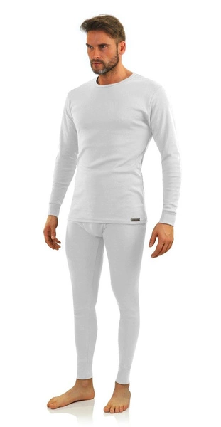 Sesto Senso Herren Winter Set – Bequeme Baumwolle Thermounterwäsche, Langarmshirt und Lange Unterhose, Atmungsaktiv, Ideal für Sport und Freizeit, Grafit, Größen M-XXL
