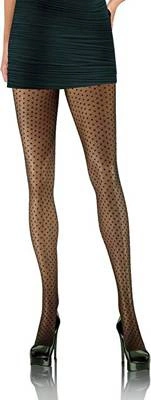 Sesto Senso Damenmode Strumpfhose – Elegante 20 DEN, Schwarz, Halbmatte Optik, Jacquardmuster mit Herzmotiv, Komfort ohne Teilung, Hochwertiger Polyamid, Ideal für Alltag und besondere Anlässe