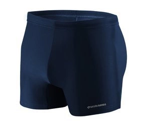 Sesto Senso Herren Badeboxer – Schnelltrocknend, Poliamid-Elasthan Material, Komfortabler Sitz, Ideal für Schwimmen & Strand, Dekorativer Kontraststreifen, Farbe: Blau, Modell BD313