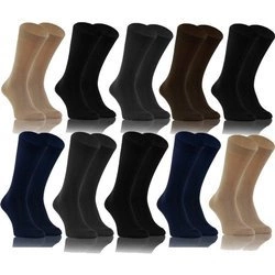 Sesto Senso Herren Bambussocken Set – Weiche Anzugsocken aus EKO BAMBOO Kollektion, Atmungsaktiv und Feuchtigkeitsregulierend, 10er Pack, Erhältlich in Schwarz, Grafit, Marineblau, Braun, Beige