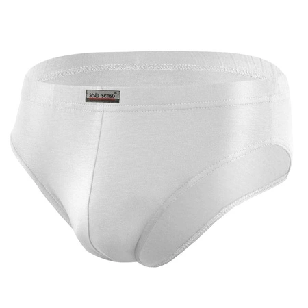 Sesto Senso Herren Slips Leopard – Komfortable Baumwollunterwäsche, Sportlicher Schnitt, Antiallergisch, Schnelltrocknend, Weiß, Für Aktive Männer