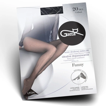 gATTA FUNNY Fischnetzstrumpfhose mit kleinen Ösen