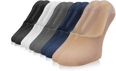 Sesto Senso Herren Ballerina Socken – Unsichtbare, Atmungsaktive Mokassinsocken, Anatomische Passform, Verstärkte Ferse, Nahtlos, Baumwolle, 5er Set, Ideal für Alltag und Besondere Anlässe