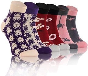 Bunte lustige FINEST SOCKS Sesto Senso