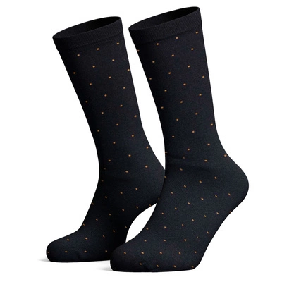 Baumwoll-Polka-Dot-Anzugssocken 0040.001, Farbe Marineblau 2, Größe 38-41