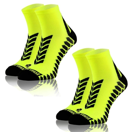 Bawełniane oddychające bezszwowe SKARPETY SPORTOWE SPORT SOCKS Sesto Senso 