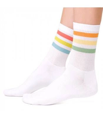 sportliche gestreifte Socken für Damen/Herren Mehr Mode