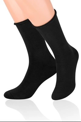 Frotteesocken, druckfreie Kunst. 111 PO04 schwarz