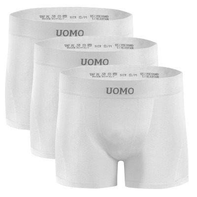 3x Herren nahtlose Sport-Boxershorts SOLAR UOMO Sesto Senso