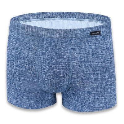 Herren-Boxershorts Authentic Mini 223 blau melange Cornette