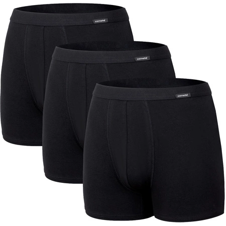 Herren-Boxershorts Authentic 220 schwarz Cornette