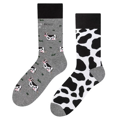 Farbige Kuhsocken für Damen/Herren Mehr Mode