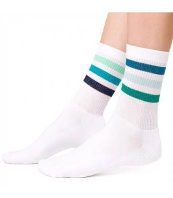 sportliche gestreifte Socken für Damen/Herren Mehr Mode