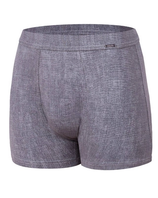 Herren-Boxershorts Authentic 220 grau Druck Cornette 