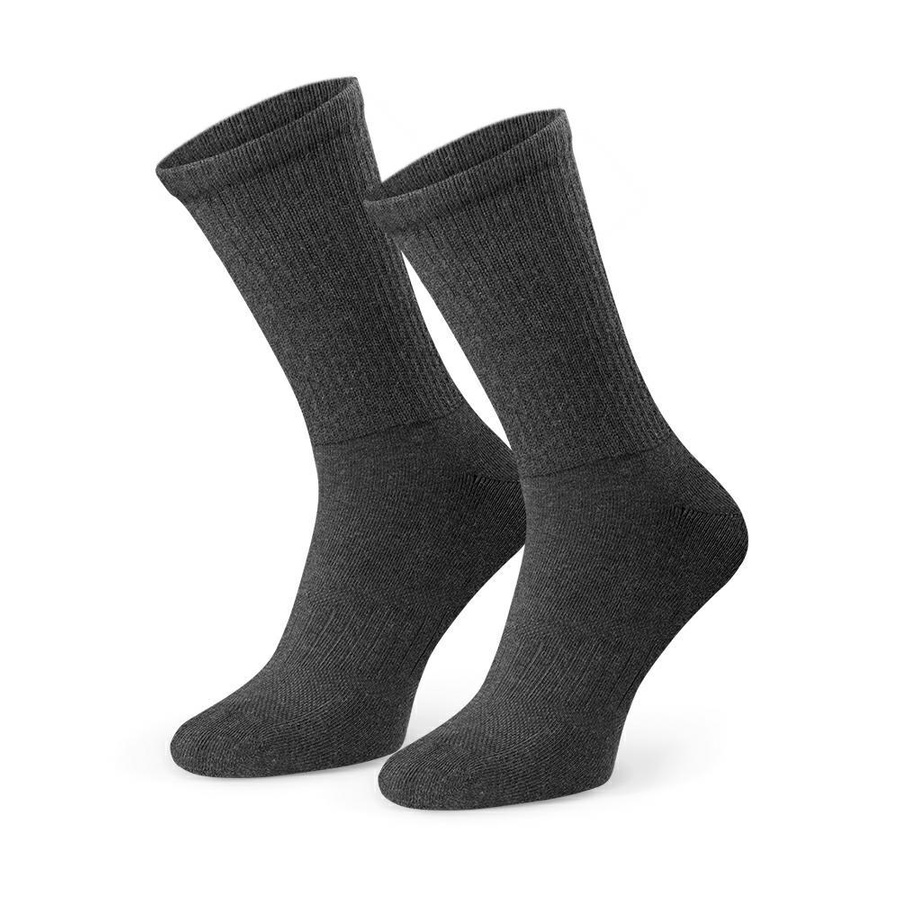 Halbe Frottee-Socken Kunst. 047 AY69 melange grau