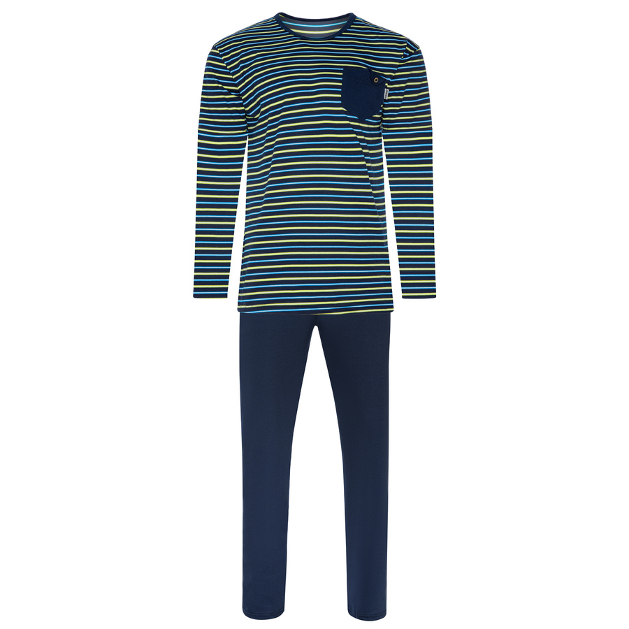 Pijama bărbătească Seria Albastru și Bej