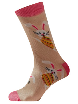 Damen-Socken Wzorzyste 200 Pfirsichfarben