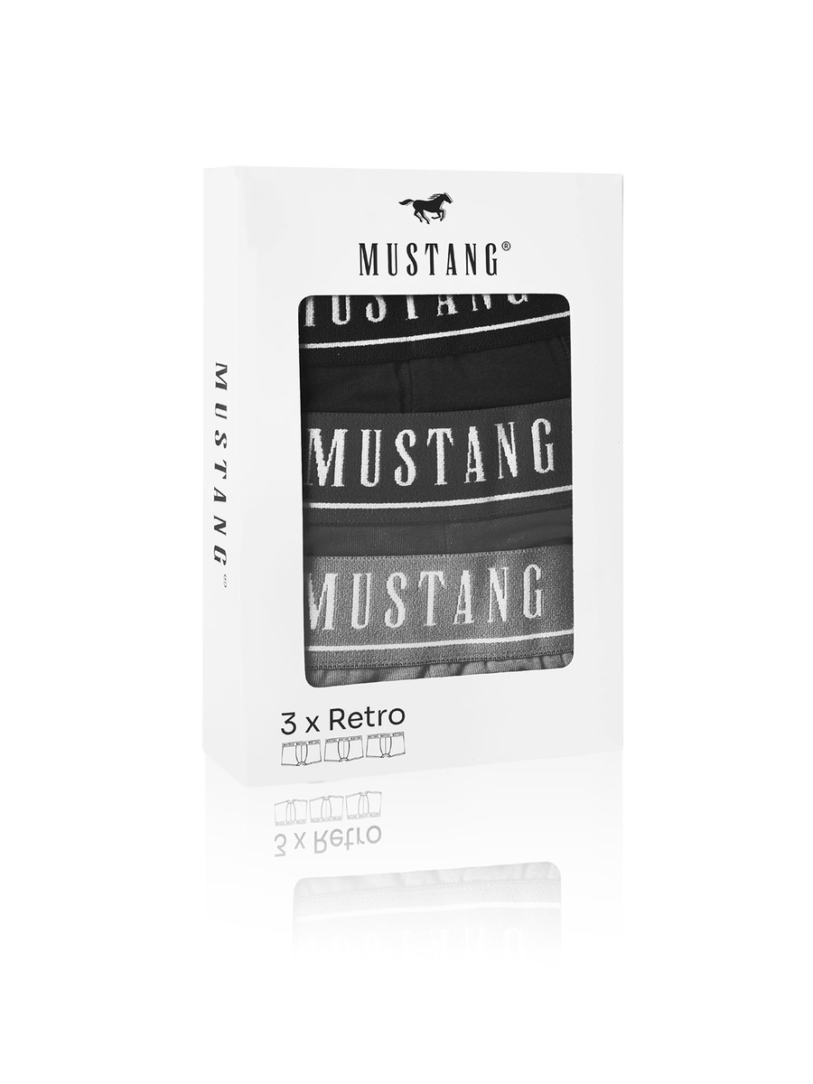 Mustang Herren Boxershorts 4046-1003 400 3er Pack