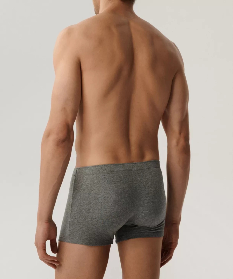 Herren-Boxershorts Serie 3BMH-007 Grau/Schwarz
