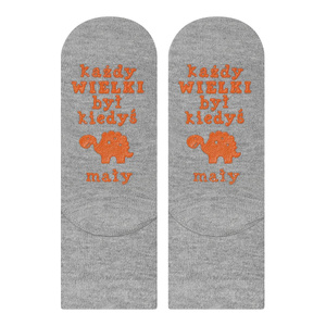 Socken Kinder Serie Grau