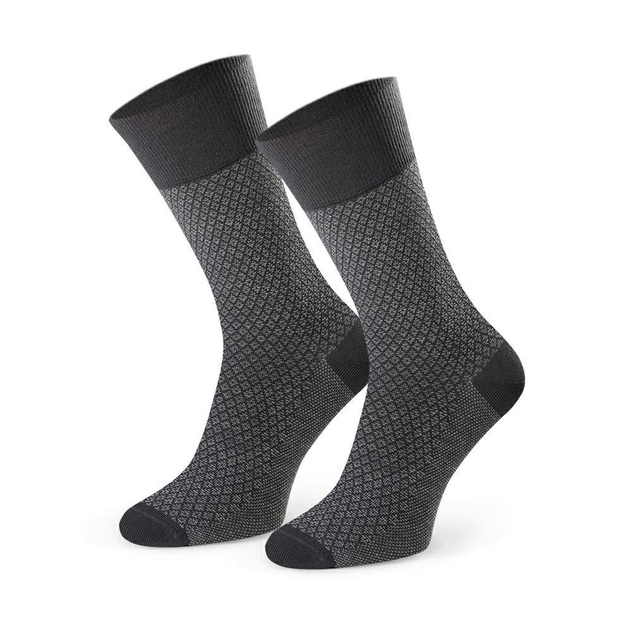 Jacquardsocken Art. 011 Grafit/Navy/Schwarz/Grau