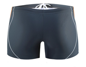 Badeboxer Serie Grau Orange