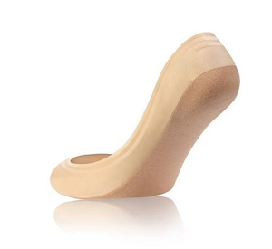Sesto Senso Damen Ballerina Socken – Laser Cut, Antirutsch Silikon, Bequem und Atmungsaktiv, Baumwolle, Ideal für Pumps und Ballerinas, Beige, Neu