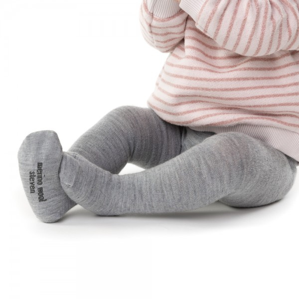 Rajstopki z wełny merino art. 130 TP003 bordowy