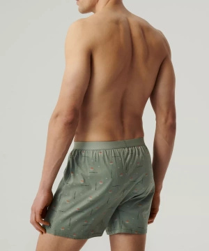 Boxershorts 2MBX-075 Grün Schwarz