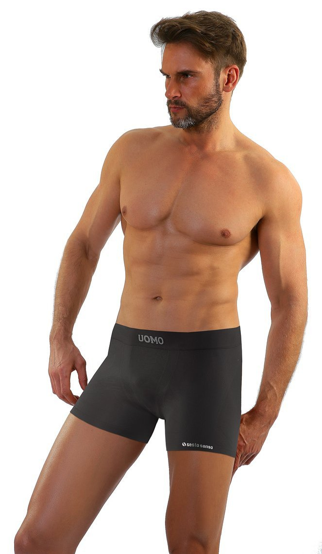 Herren-Boxershorts BM07 Graphit