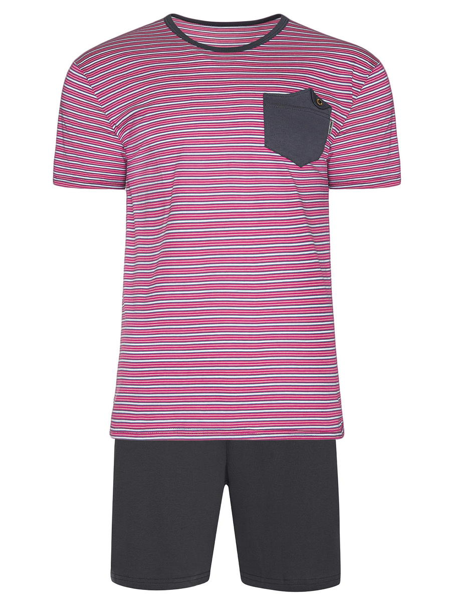 Herren Schlafanzug mit langen Ärmeln Jasiek 2576/26