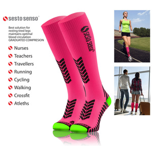 Kompressions-Kniestrümpfe Sportserie Rosa