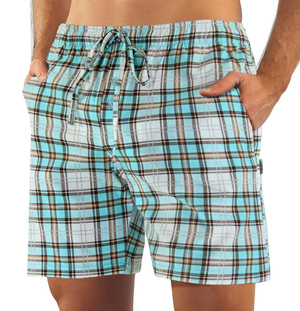 Schlafanzug Kurzarm Serie Blau