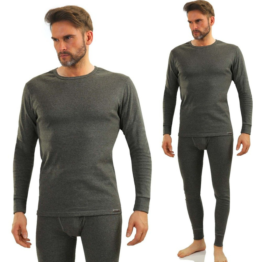 Langarmshirt Art. 111 Dunkelmeliert