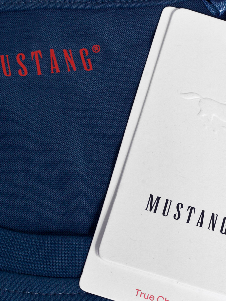 Men's T-Shirt Mustang 4222 Navy Blue