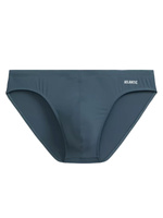 Atlantic Herren Badeslips Mini – Sexy Schnitt, Nylon-Elastan, Schnell trocknend, Komfortabel, Smaragdgrün, Low-Rise, Swimwear Kollektion