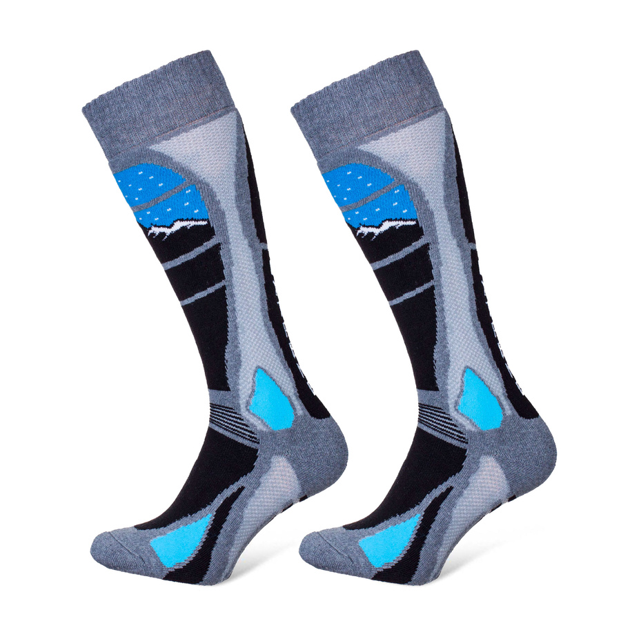 Socken Narkiarskie Thermo Silber Lang Warm Milena