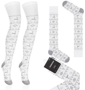 Kniehohe Socken Damen Serie Weihnachtsmuster Art. 372