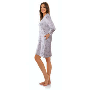 Nachthemd Serie Grau