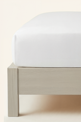 Sheet Flannel White with Elastic