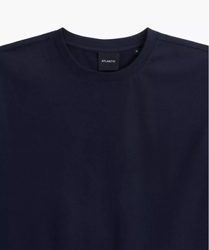 Herren T-Shirt Nmt-033 Dunkelblau/Hellblau