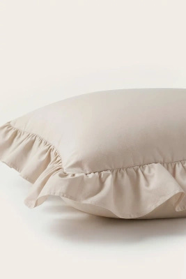 Cushion Ruffy Premium Beige